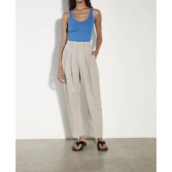 Enza Costa - Stretch Silk Knit Tank - Sand